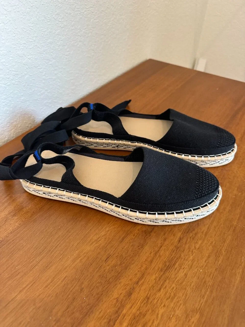 Rothy's The D'Orsay Espadrille, never worn -- 10, black